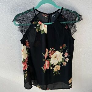 💗BOBEAU Petite Floral Blouse